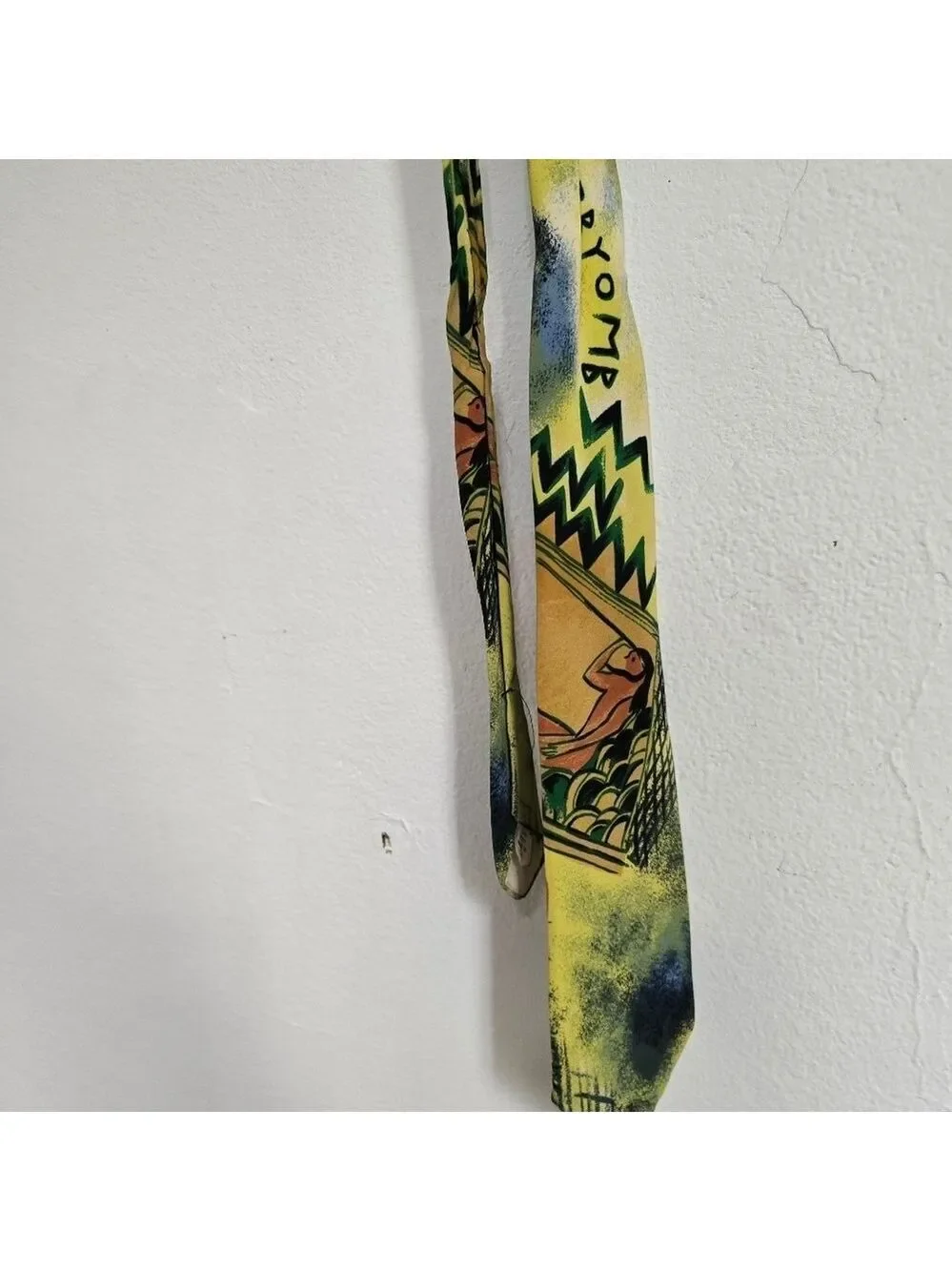 Vintage Attitudes Artsy Retro Art Print Tie Abstract Woman Graphic Necktie